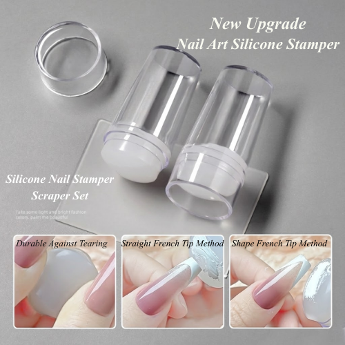 Nail Stamp 3Pcs Silicone French Tip Nail | Dory Nail Stamp