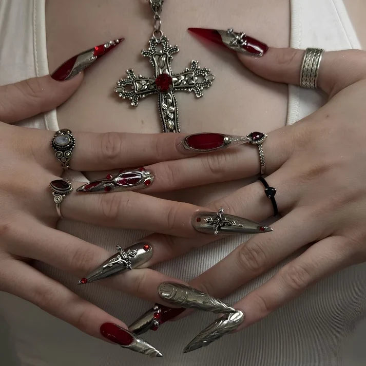 Gothic Relics Collectionâ€“ Halloween Press-On Nails - Aninail