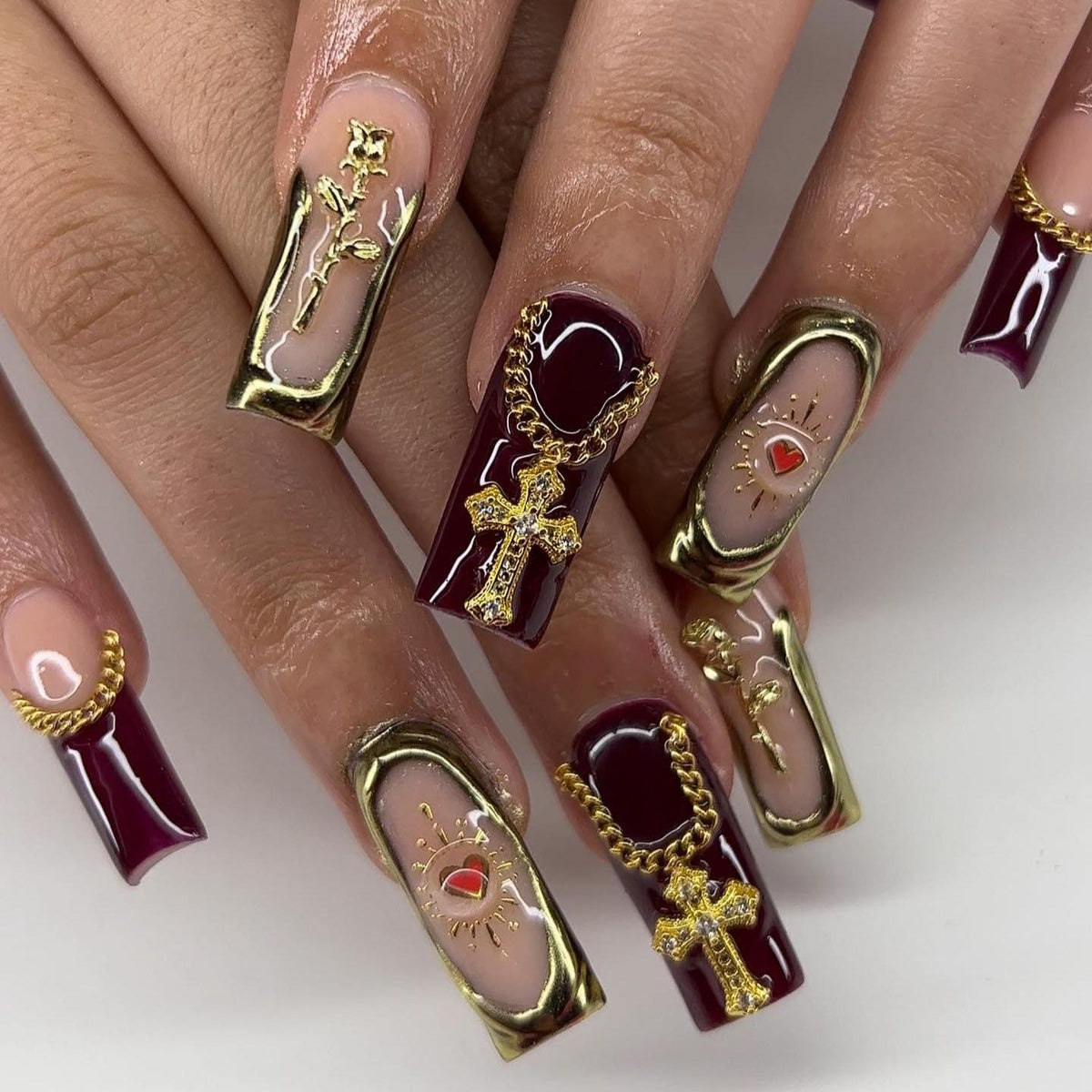 Funky Fusion Press-On Nails - Aninail