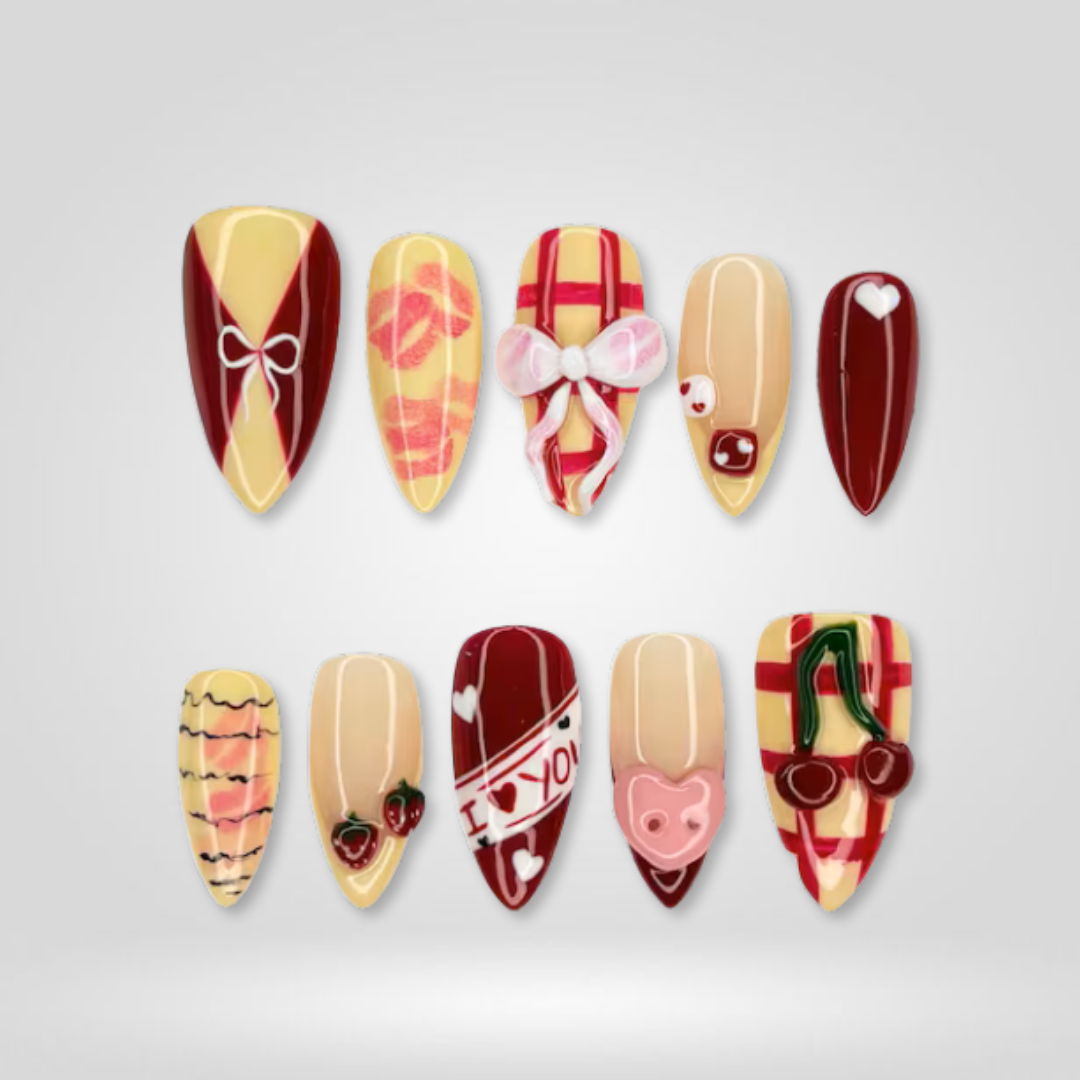 Love Gift Valentine Press-On Nails - Aninail