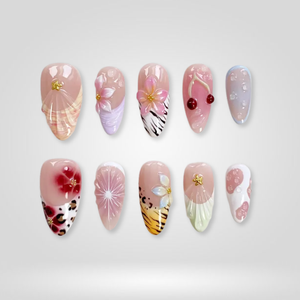 Cherry Gloss Press-On Nails - Aninail