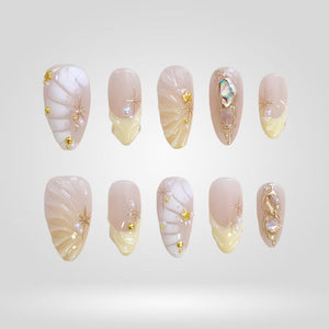 Floral Breeze Summer Press-On Nails - Aninail
