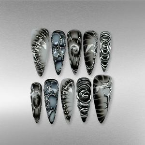 Chrome Crush Press-On Nails - Aninail