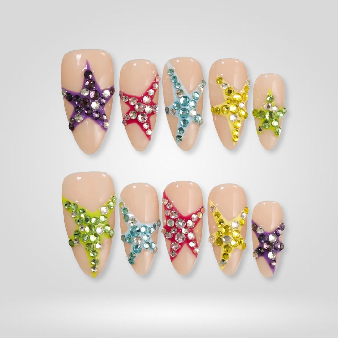 Summer Ocean Press-On Nails - Aninail