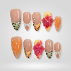 Summer Ocean Press-On Nails - Aninail