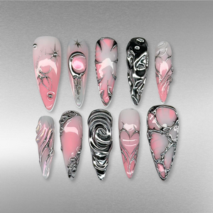 Chrome Crush Press-On Nails - Aninail