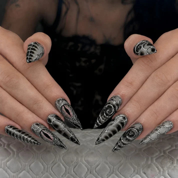 Gothic Relics Collectionâ€“ Halloween Press-On Nails - Aninail