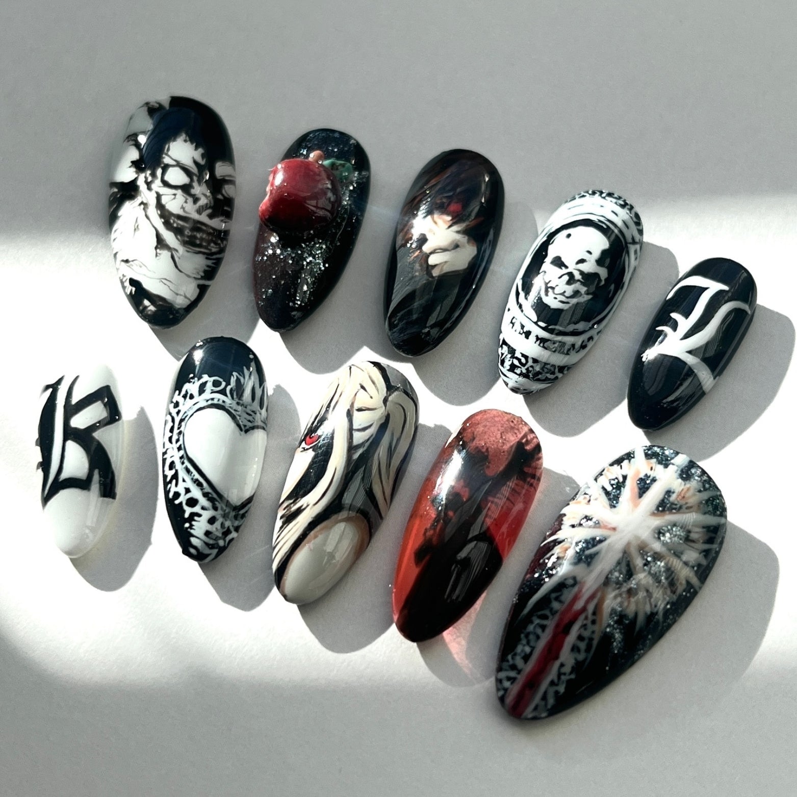 Gothic Macabre Dark Fantasy Press On Nails