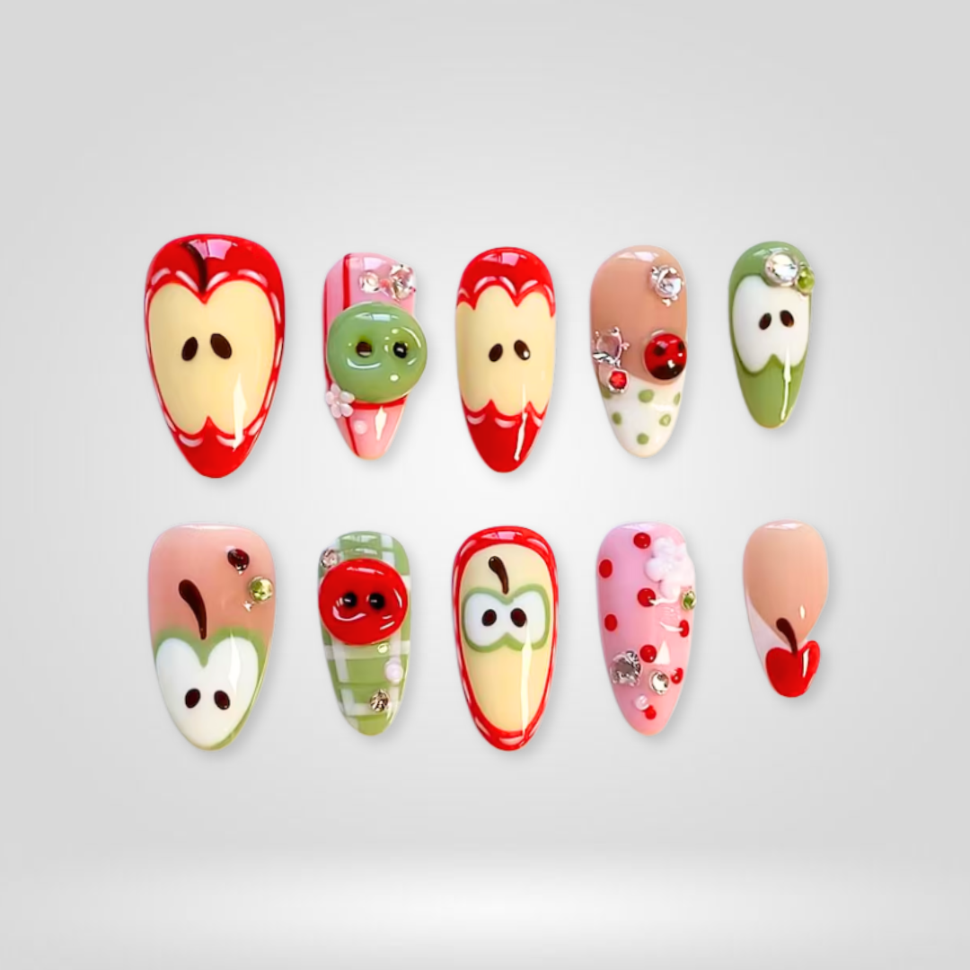 Playful Vibes Press-On Nails - Aninail