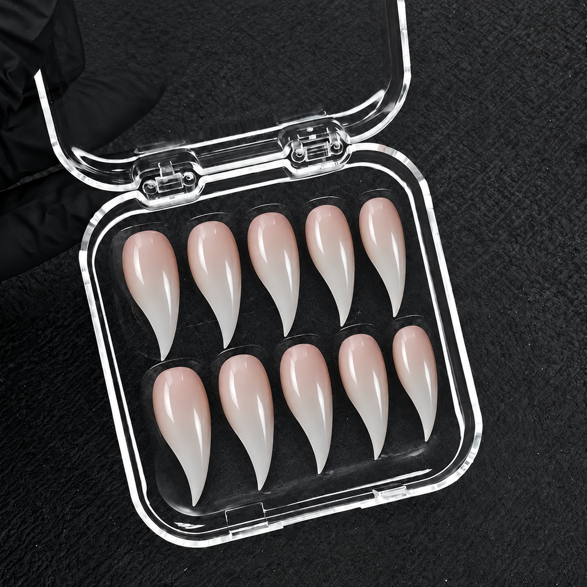 Ivory Fang Claw Press-On Nails - Aninail