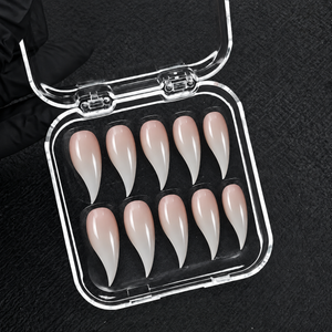Ivory Fang Claw Press-On Nails - Aninail