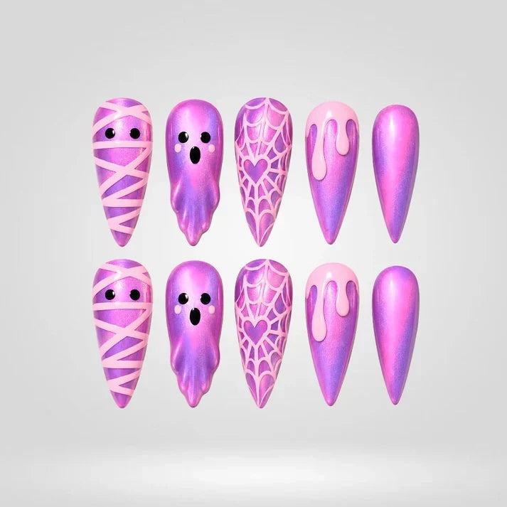 Sugar & Spirits Collectionâ€“ Halloween Press-On Nails - Aninail