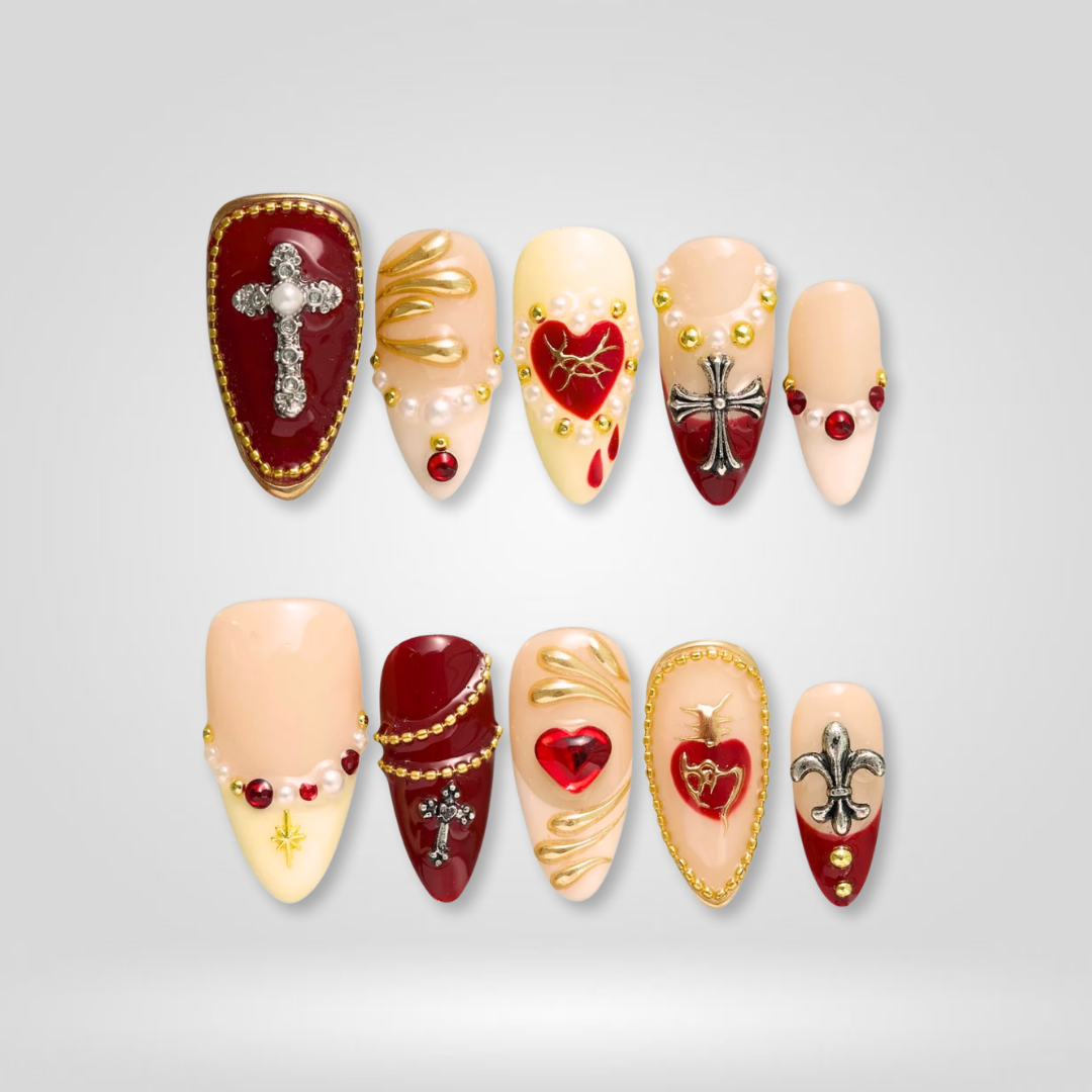 Royal Faith Christmas Press-On Nails - Aninail