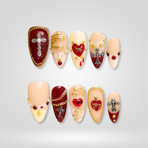 Royal Faith Christmas Press-On Nails - Aninail