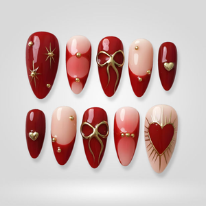 Cupid Kiss Valentine Press-On Nails - Aninail