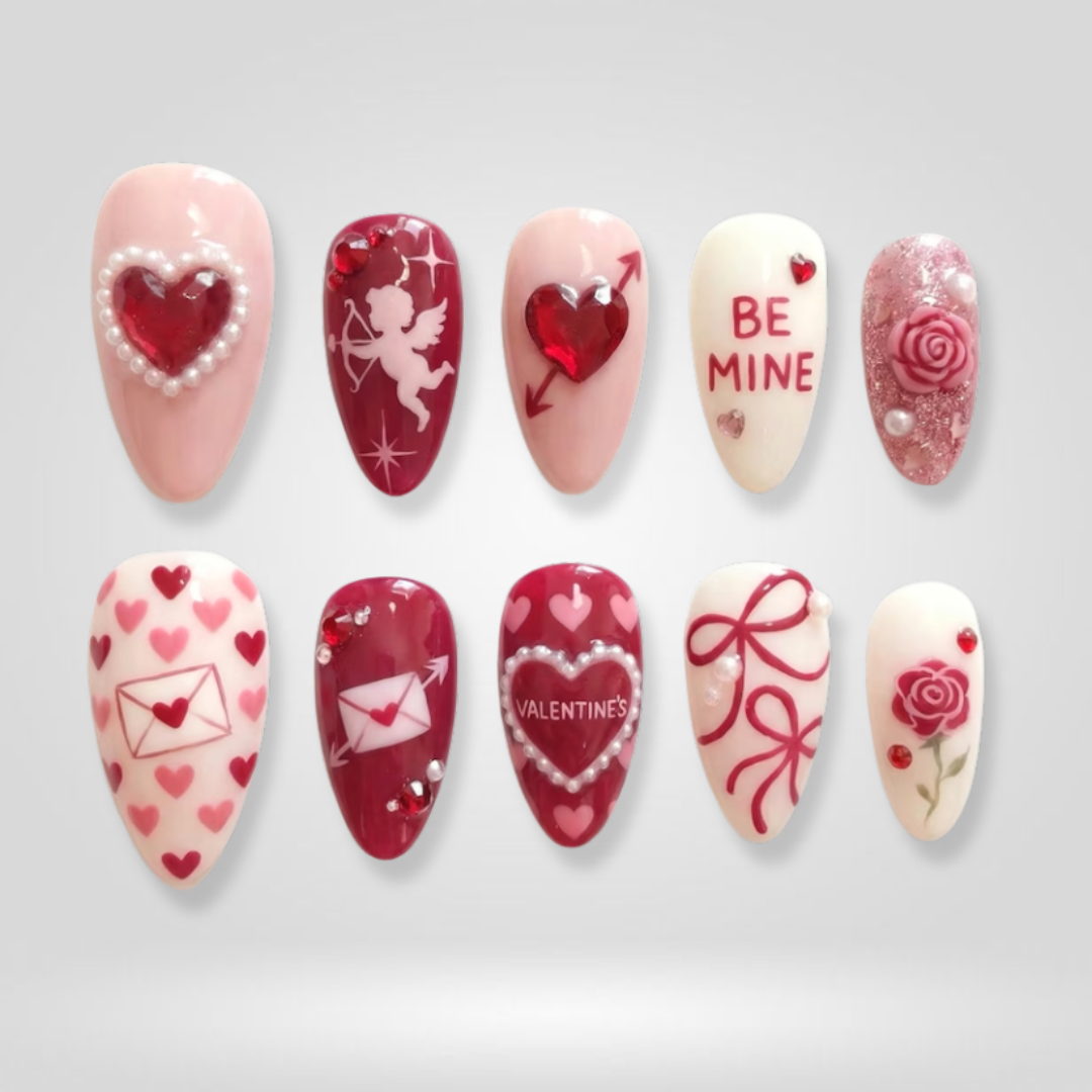 Love Letter Envelope Press-On Nails - Aninail