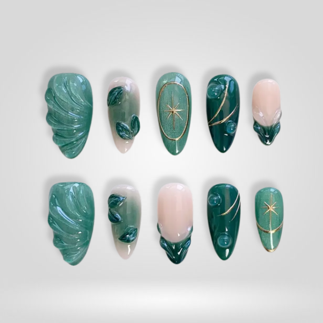 Honey Blossom Spring Press-On Nails - Aninail