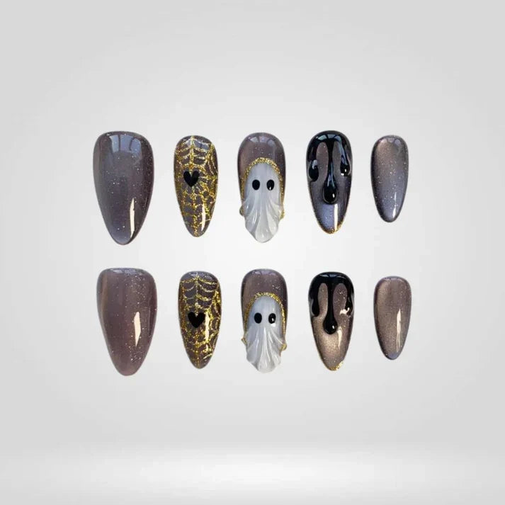 Sugar & Spirits Collectionâ€“ Halloween Press-On Nails - Aninail