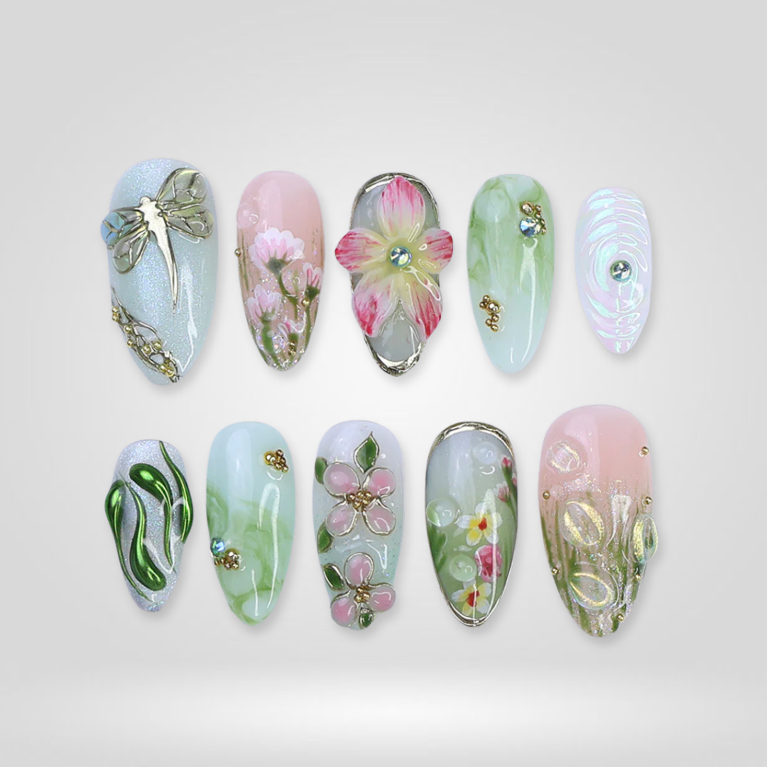 Pearl Mist Press-On Nails - Aninail