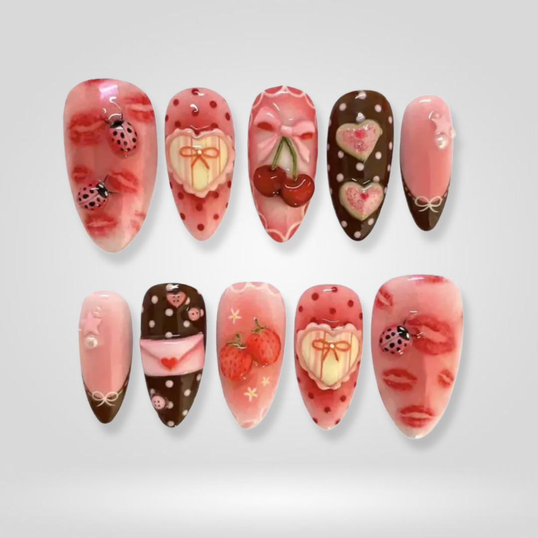 Lace Love Romantic Lace Press-On Nails - Aninail