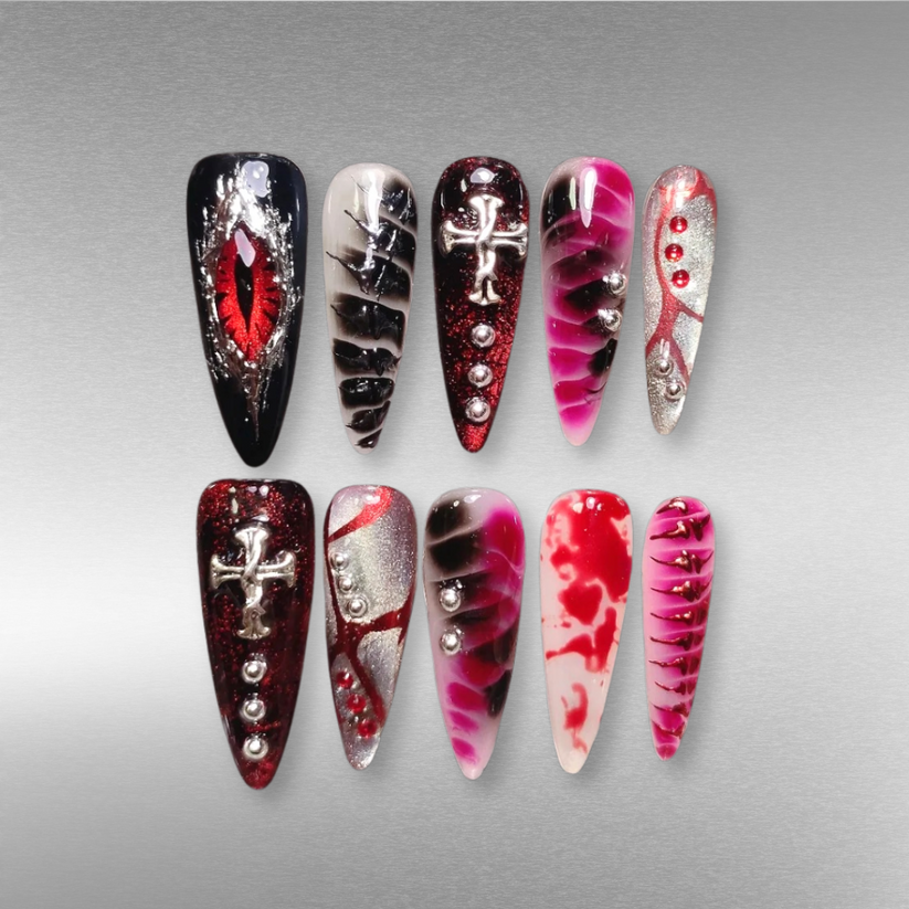 Chrome Crush Press-On Nails - Aninail