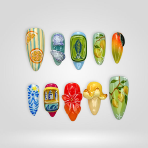 Citrus Market Press-On Nails - Aninail