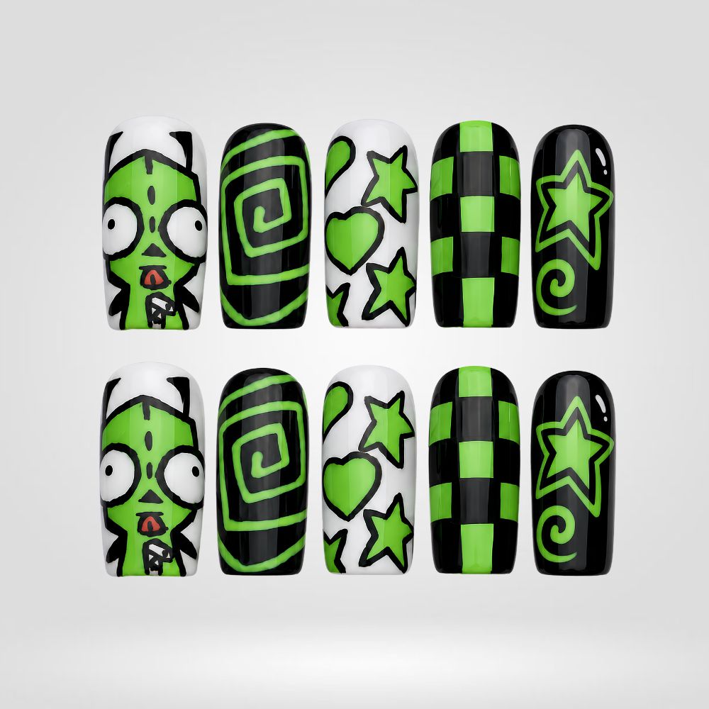 Acid Trip Y2K Press-On Nails - Aninail