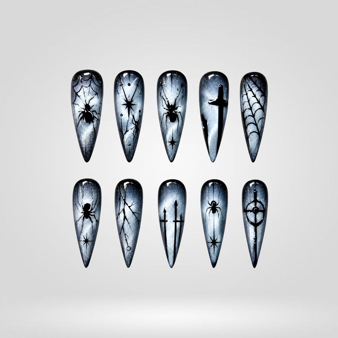 Shadow Mystic Haunted Village Press-On Nails - Aninail