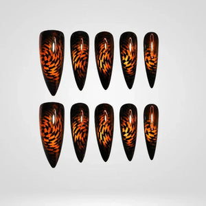 Halloween Cat Eye Collection â€“ Press-On Nails - Aninail