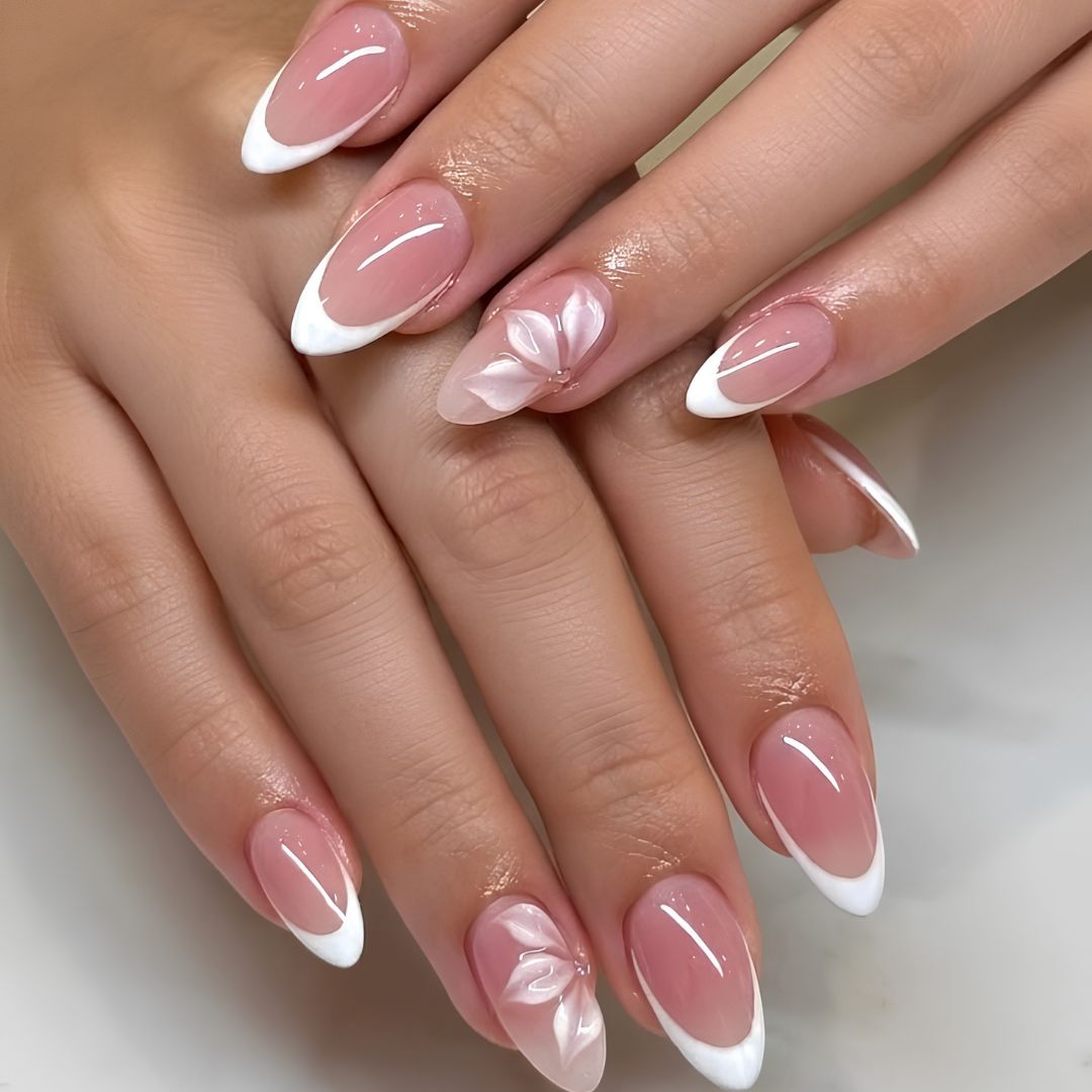 Quiet French Tip Press-On Nails - Aninail