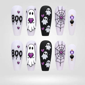 Flirty Sweethearts Collection - Halloween Press-On Nails - Aninail