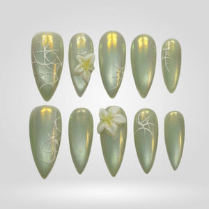 Enchanted Luster Shimmer Press-On Nails - Aninail