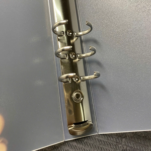 Transparent Nail Art Binder | Press On Nails Storage Book | Clear Ring Binder Album | Professional Nail Display Organizer OC189L