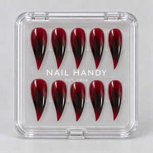 Crimson Eclipse Claw Press-On Nails - Aninail