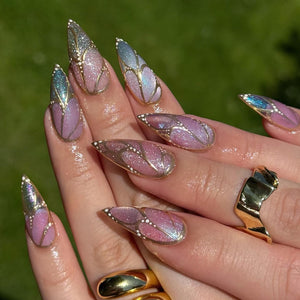 Chrome Crush Press-On Nails - Aninail