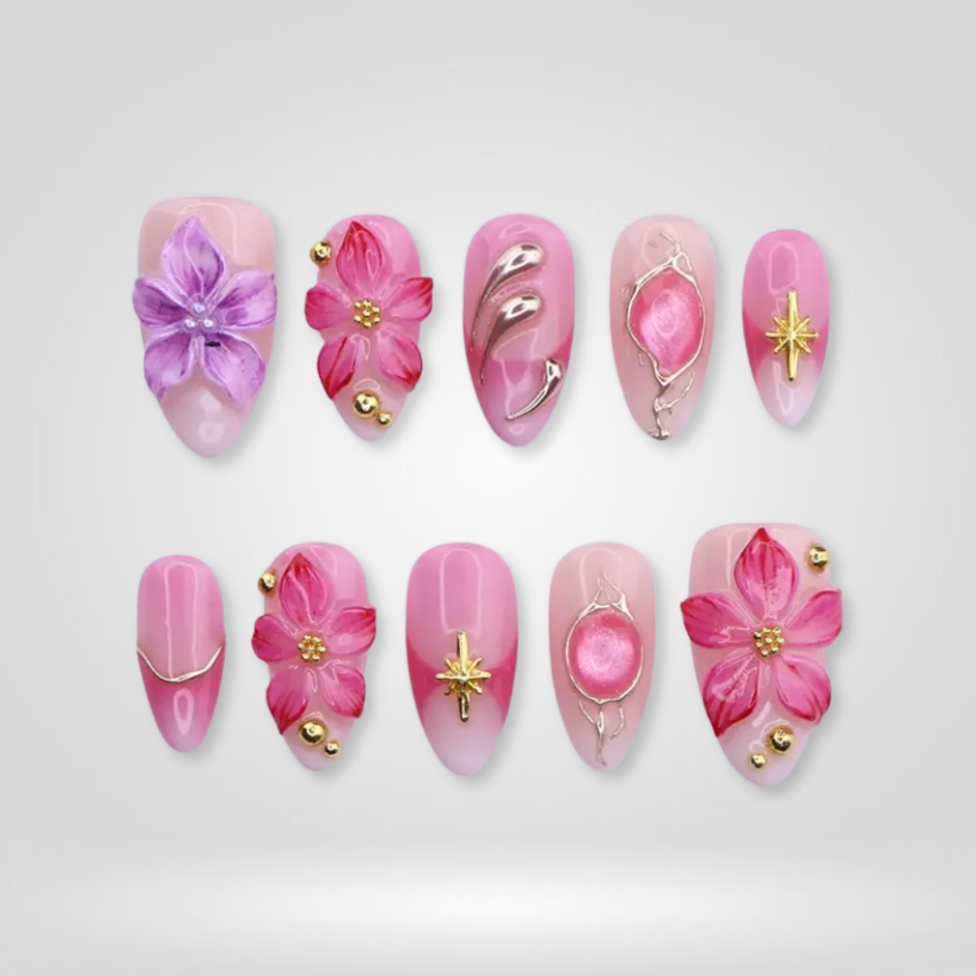 Blossom Reverie Press-On Nails - Aninail