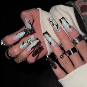 Funky Fusion Press-On Nails - Aninail