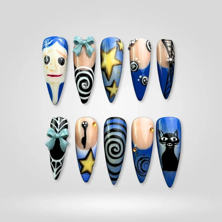 Midnight Oddities 3D Collectionâ€“ Halloween Press-On Nails - Aninail