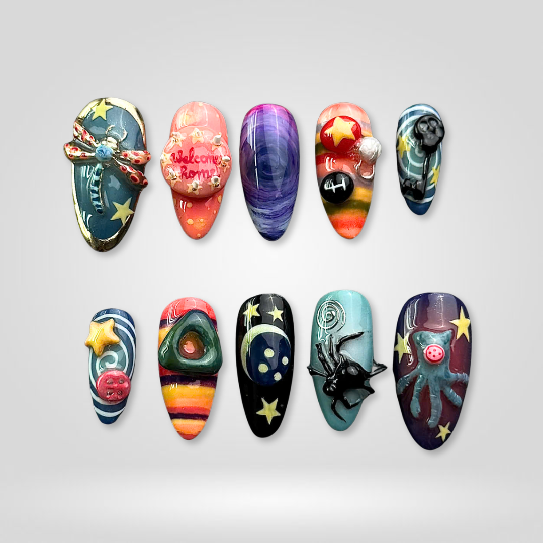 Coraline Spook Press-On Nails - Aninail