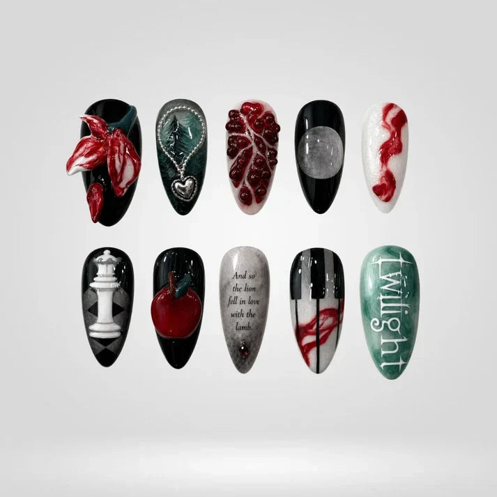 Midnight Oddities 3D Collectionâ€“ Halloween Press-On Nails - Aninail
