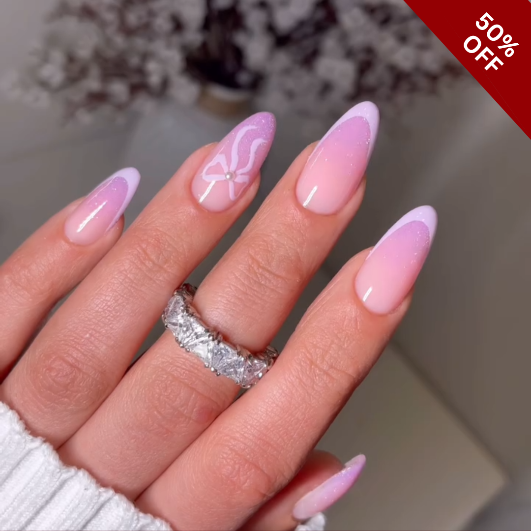 Soft Spring Floral Press-On Nails - Aninail