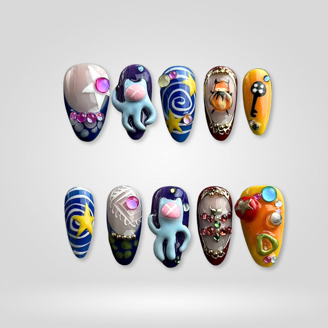 Coraline Spook Press-On Nails - Aninail