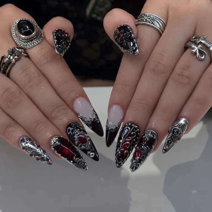 Gothic Relics Collectionâ€“ Halloween Press-On Nails - Aninail