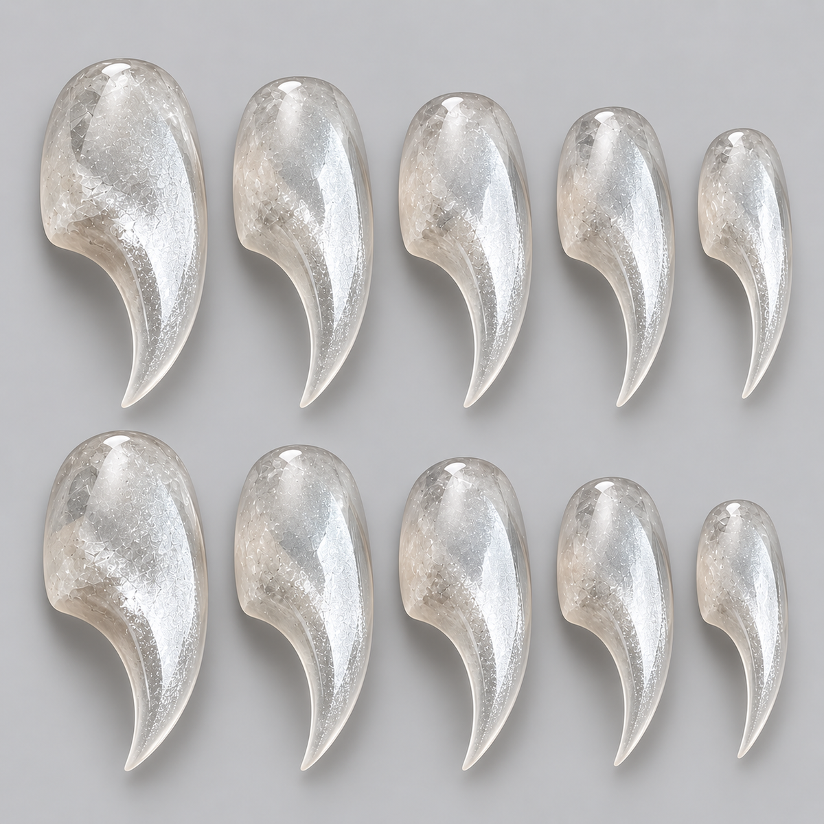 Crystal Wraith Claw Press-On Nails - Aninail