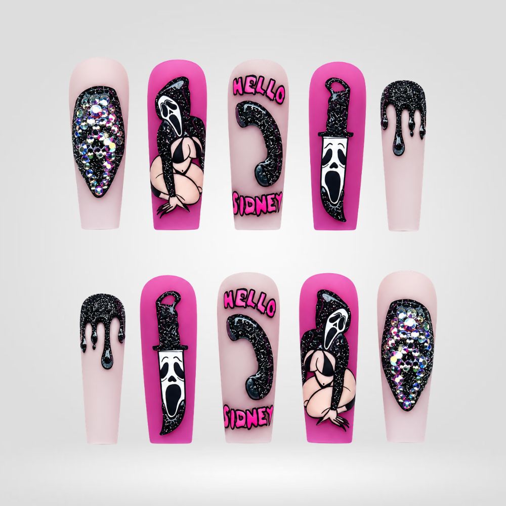 Hello Sidney Slasher Press-On Nails - Aninail