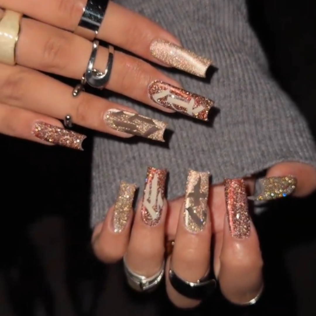 Funky Fusion Press-On Nails - Aninail