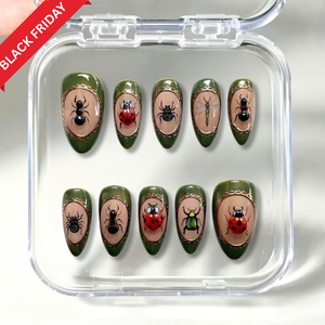 Bug Garden 3D Insect Press-On Nails - Aninail