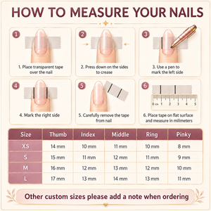 Afterglow X-Ray Halloween Almond Press-On Nails - Aninail