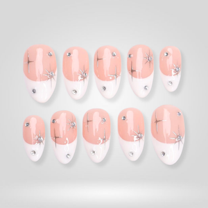 Spark Shine French Tips Press-On Nails - Aninail