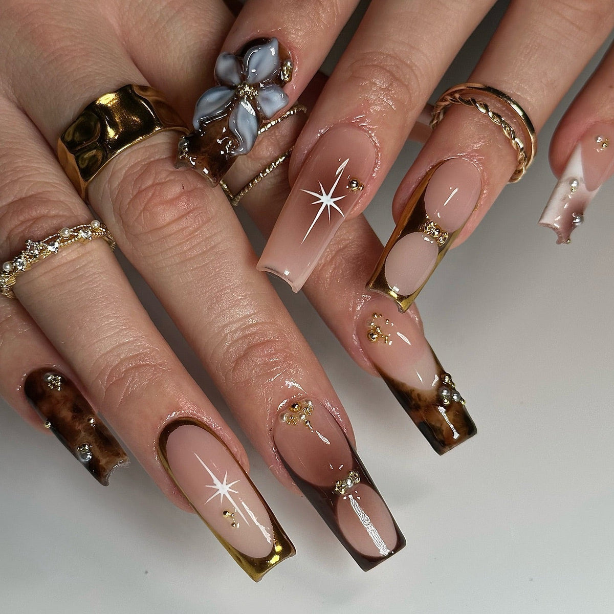 Funky Fusion Press-On Nails - Aninail